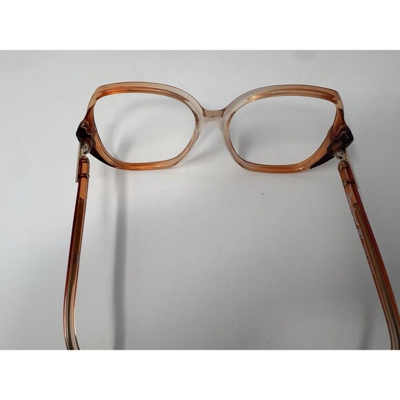 Vintage American Optical AO207 Eyeglass Frames Only 50-17-130 Amber USA main image 11